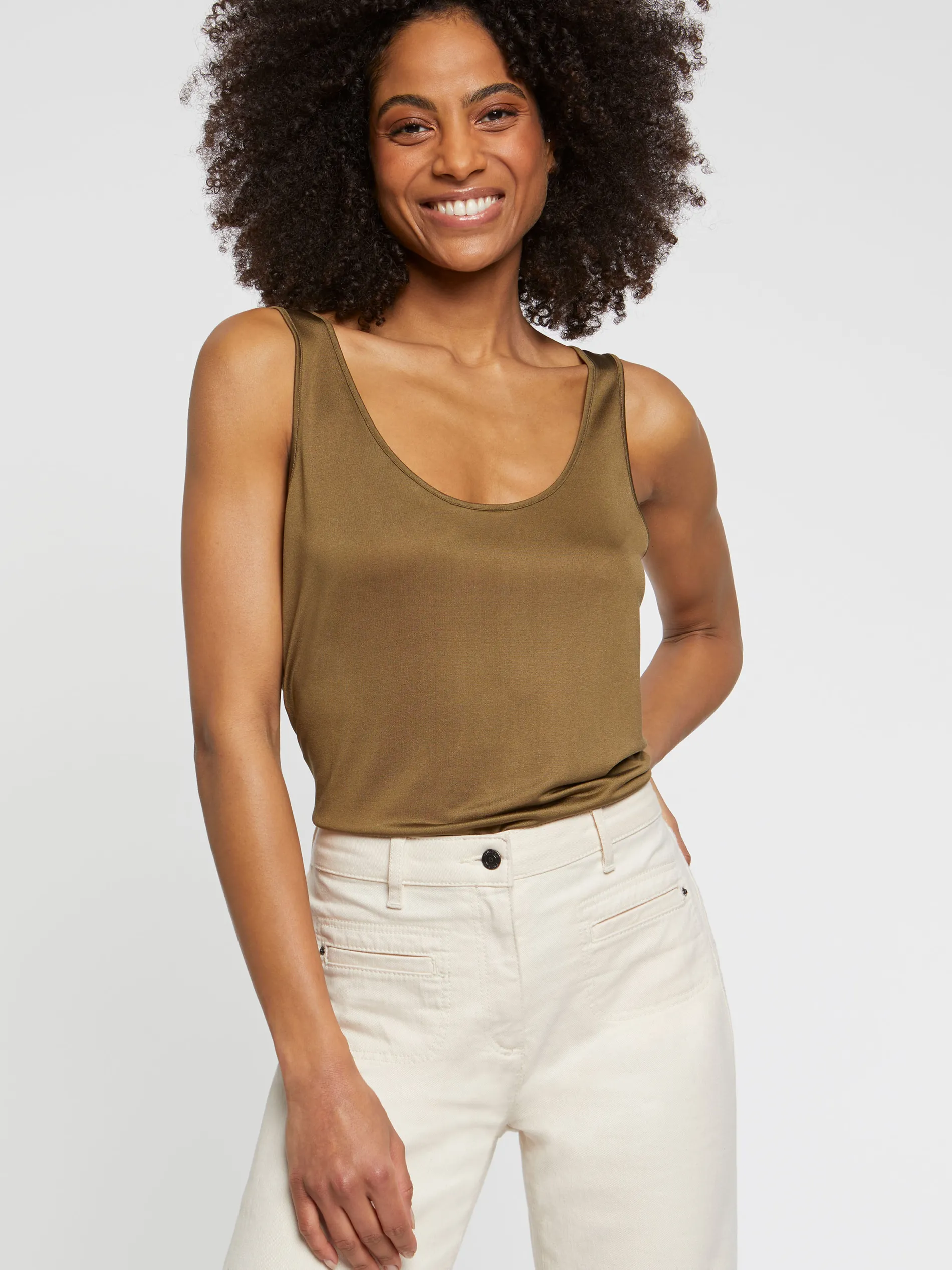 Paule Ka Debardeur En Jersey De Soie<Femme Tops