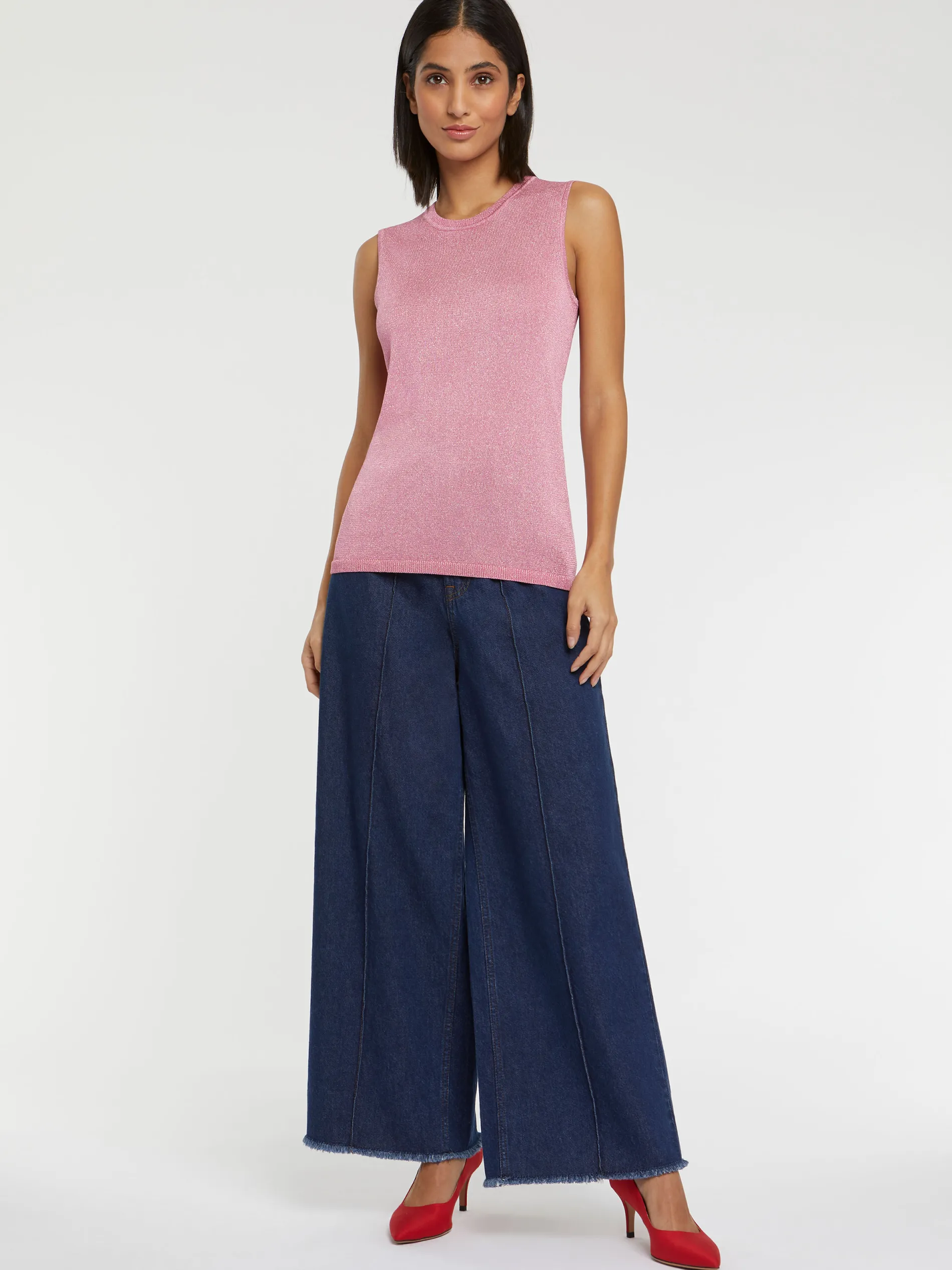 Paule Ka Debardeur En Maille Lurex<Femme Tops