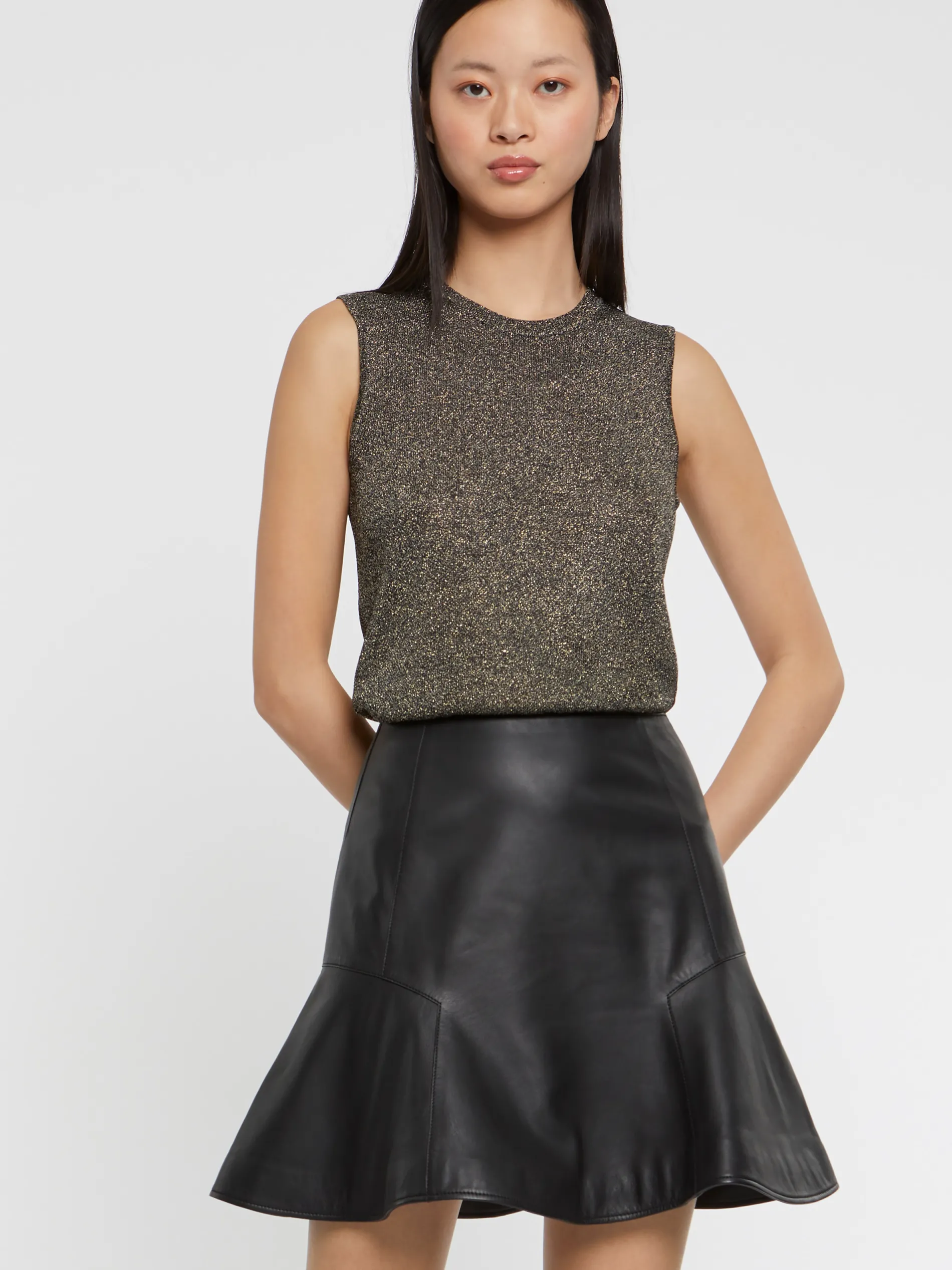 Paule Ka Debardeur En Maille Lurex<Femme Tops