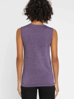 Paule Ka Debardeur En Maille Lurex<Femme Tops