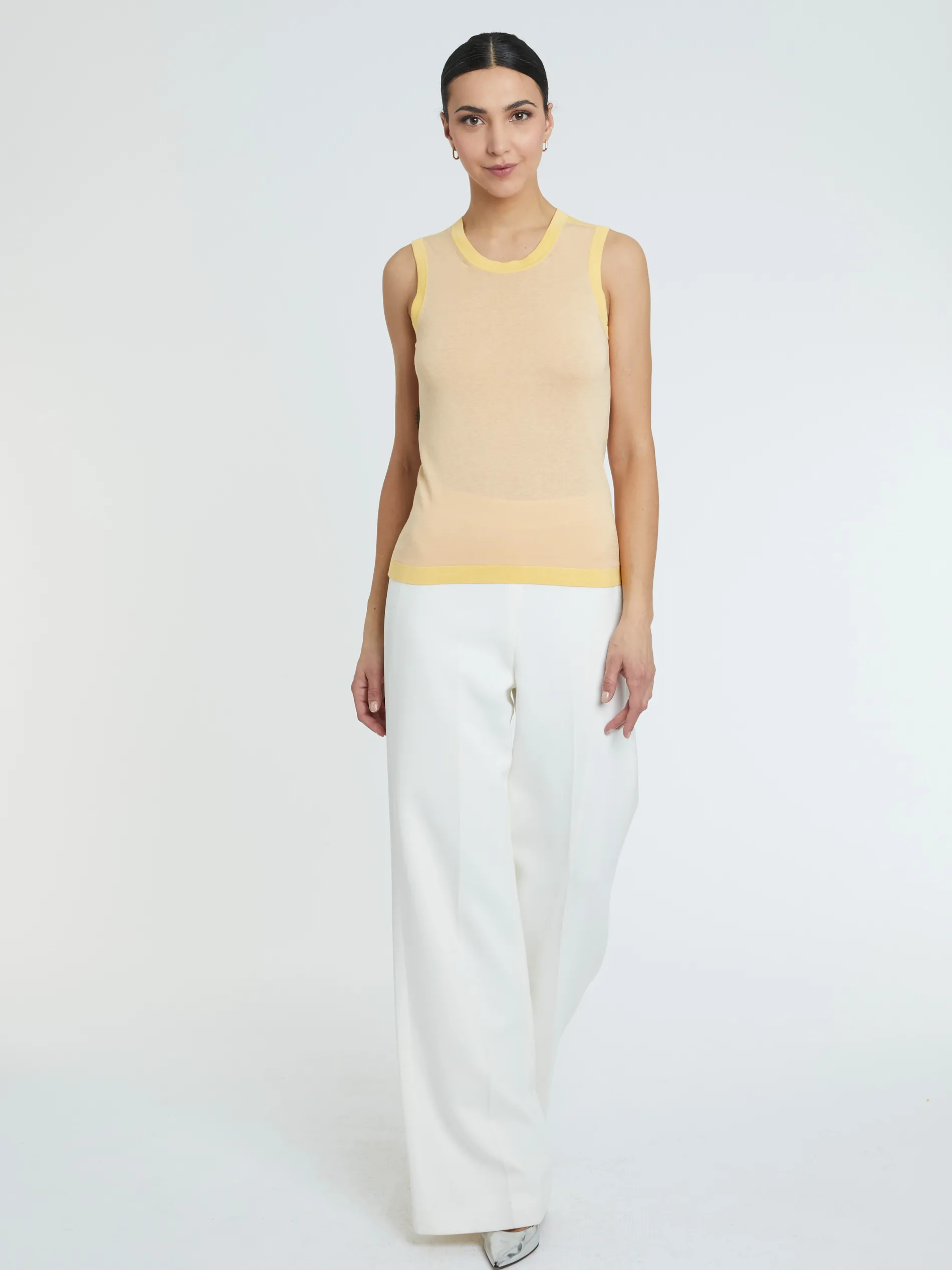 Paule Ka Debardeur En Soie Et Coton<Femme Tops