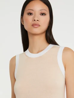 Paule Ka Debardeur En Soie Et Coton<Femme Tops