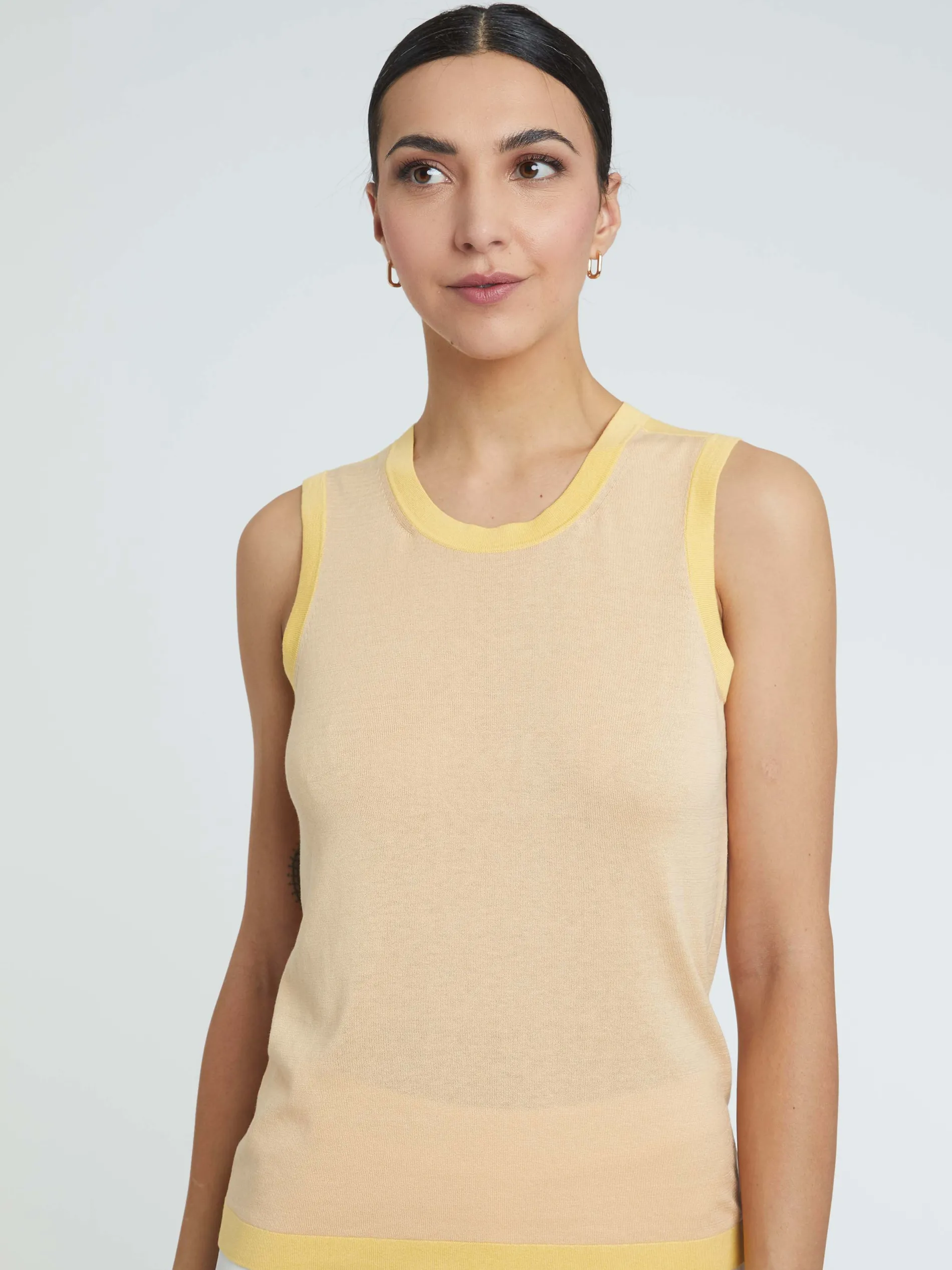 Paule Ka Debardeur En Soie Et Coton<Femme Tops