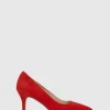 Paule Ka Escarpin A Petit Talon En Cuir Velours<Femme Accessoires