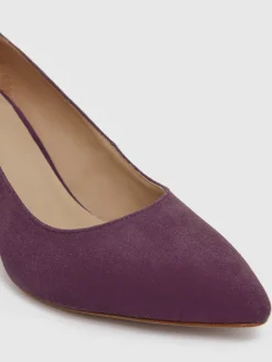 Paule Ka Escarpin A Petit Talon En Cuir Velours<Femme Accessoires