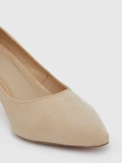 Paule Ka Escarpin A Petit Talon En Cuir Velours<Femme Accessoires