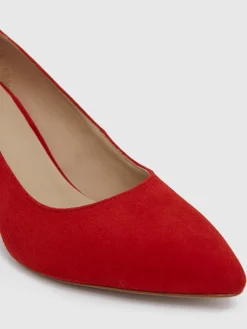 Paule Ka Escarpin A Petit Talon En Cuir Velours<Femme Accessoires