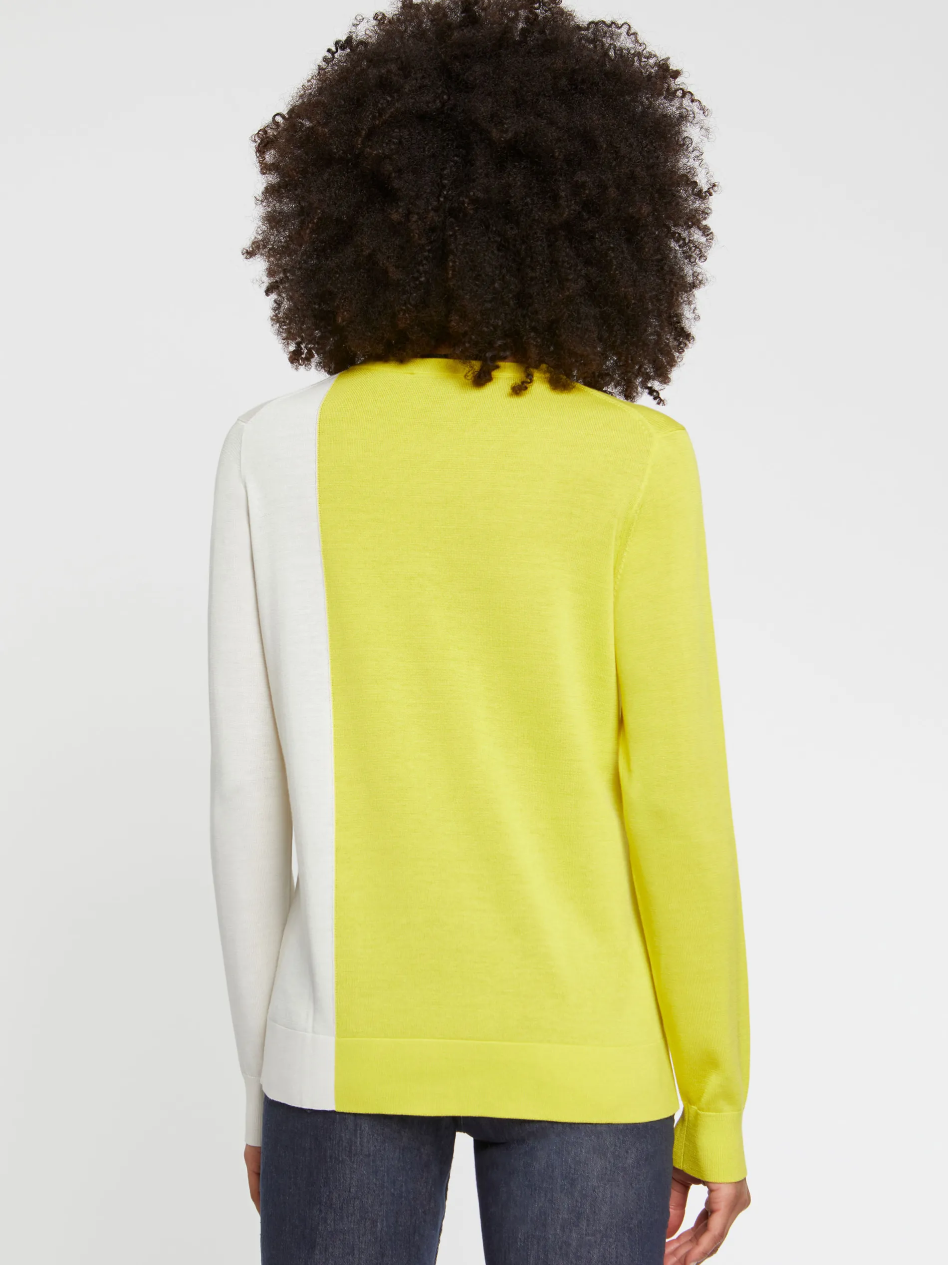 Paule Ka Gilet Bicolore En Soie Et Coton<Femme Pulls Et Cardigans