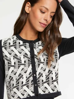 Paule Ka Gilet Court En Guipure<Femme Pulls Et Cardigans