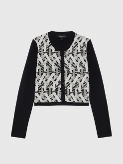 Paule Ka Gilet Court En Guipure<Femme Pulls Et Cardigans