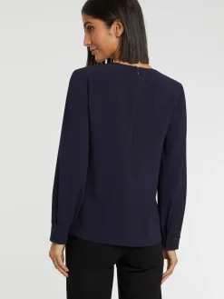 Paule Ka Haut Bicolore En Tissu Crepe<Femme Tops