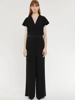 Paule Ka Haut Col V En Crepe Envers Satin<Femme Tops