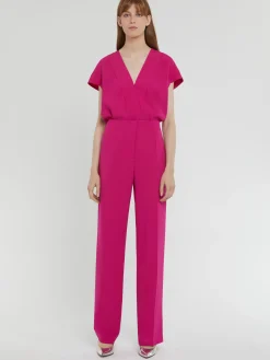 Paule Ka Haut Col V En Crepe Envers Satin<Femme Tops
