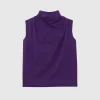Paule Ka Haut Drape En Jersey De Coton Flamme<Femme Pulls Et Cardigans