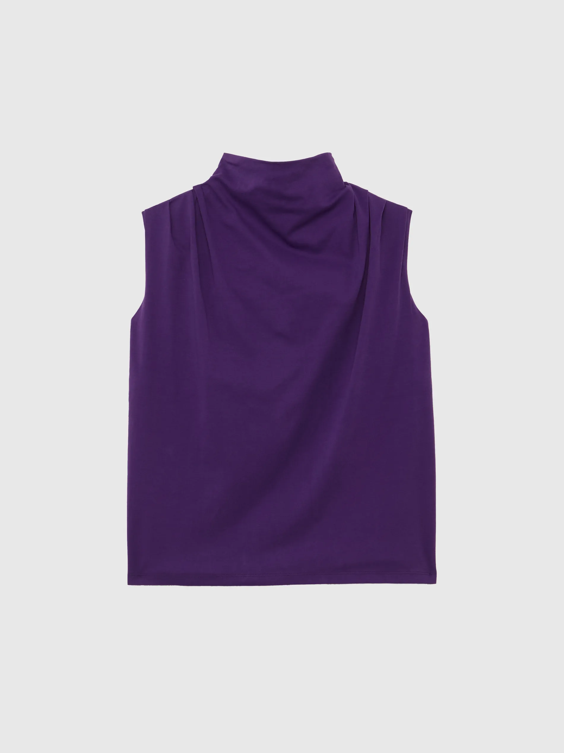 Paule Ka Haut Drape En Jersey De Coton Flamme<Femme Pulls Et Cardigans