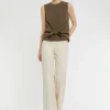 Paule Ka Haut Noue En Tissu Crepe<Femme Tops