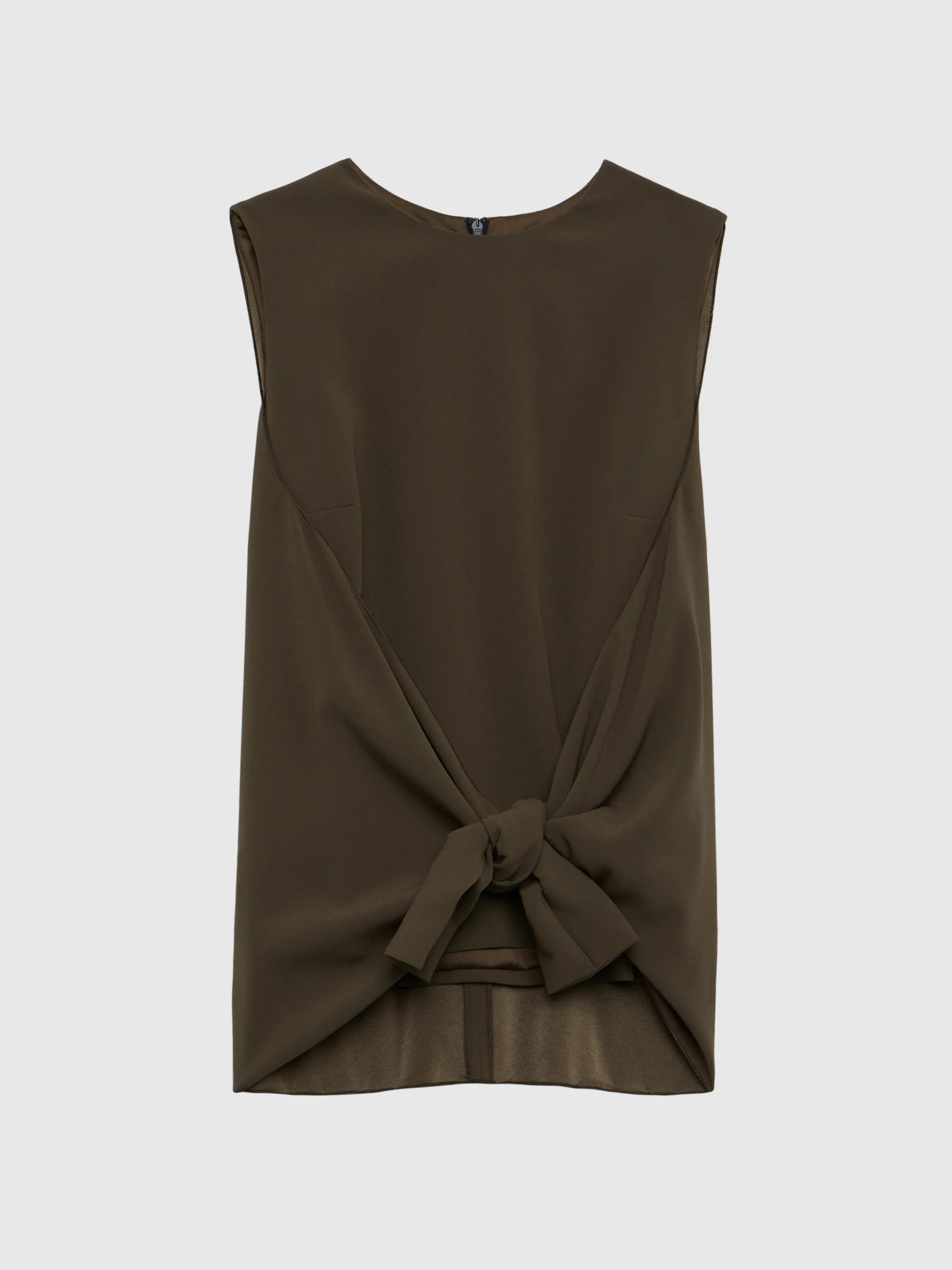 Paule Ka Haut Noue En Tissu Crepe<Femme Tops