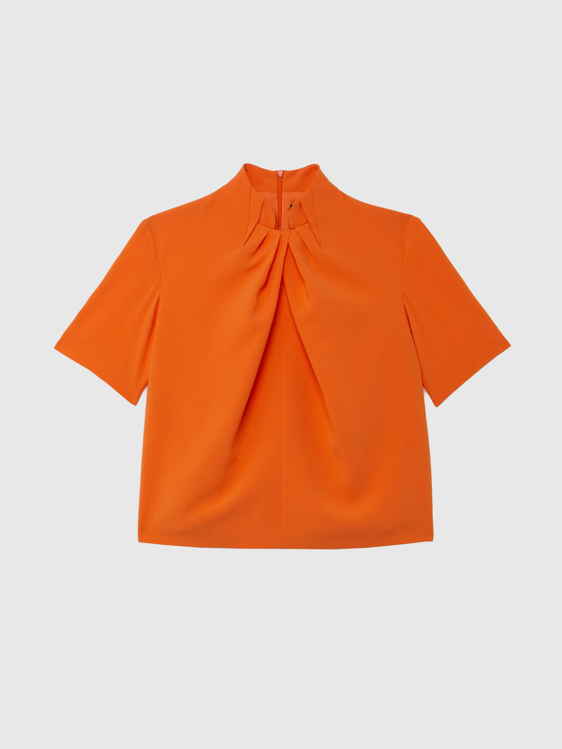 Paule Ka Haut Plisse En Tissu Crepe<Femme Tops