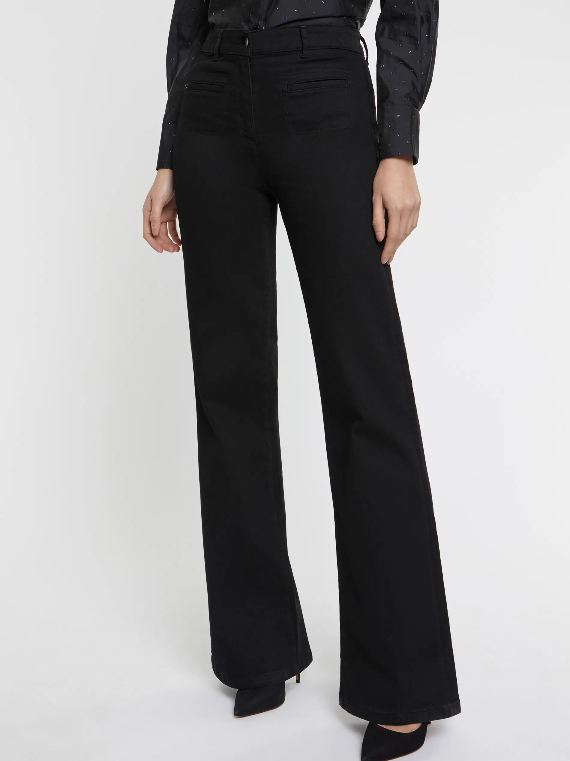 Paule Ka Jeans Flare En Denim Stretch<Femme Pantalons Et Combinaisons