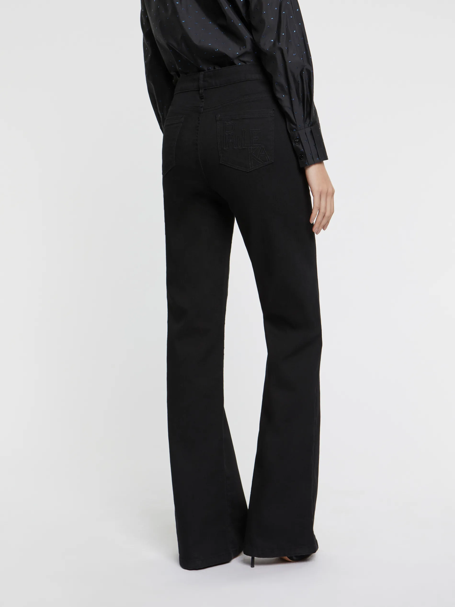 Paule Ka Jeans Flare En Denim Stretch<Femme Pantalons Et Combinaisons