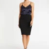 Paule Ka Jupe Courte Coupe Droite En Tissu Crepe<Femme Jupes