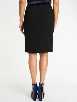 Paule Ka Jupe Courte Coupe Droite En Tissu Crepe<Femme Jupes
