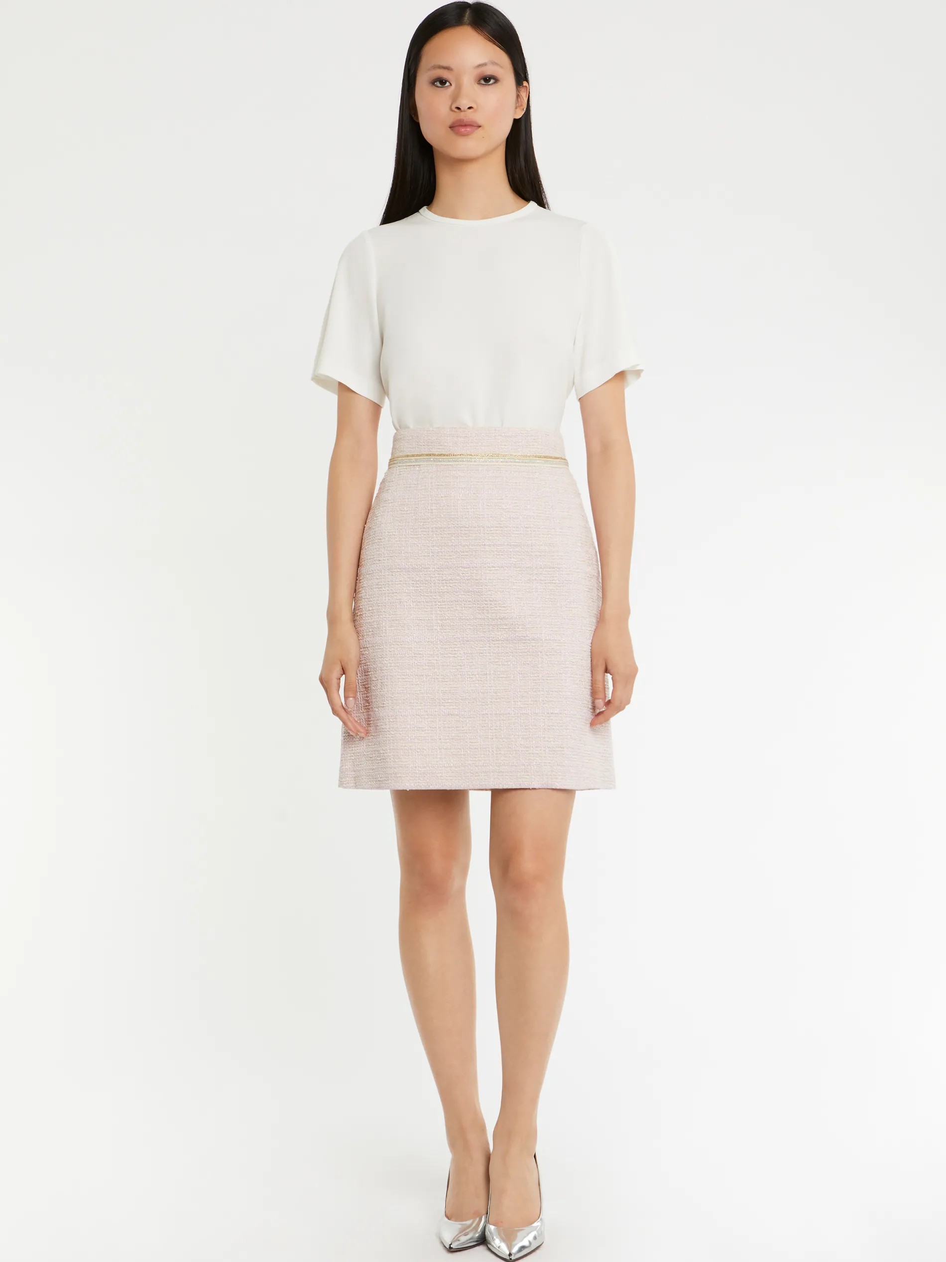 Paule Ka Jupe Courte Trapeze En Tweed<Femme Jupes