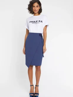 Paule Ka Jupe Crayon En Laine Fine<Femme Jupes