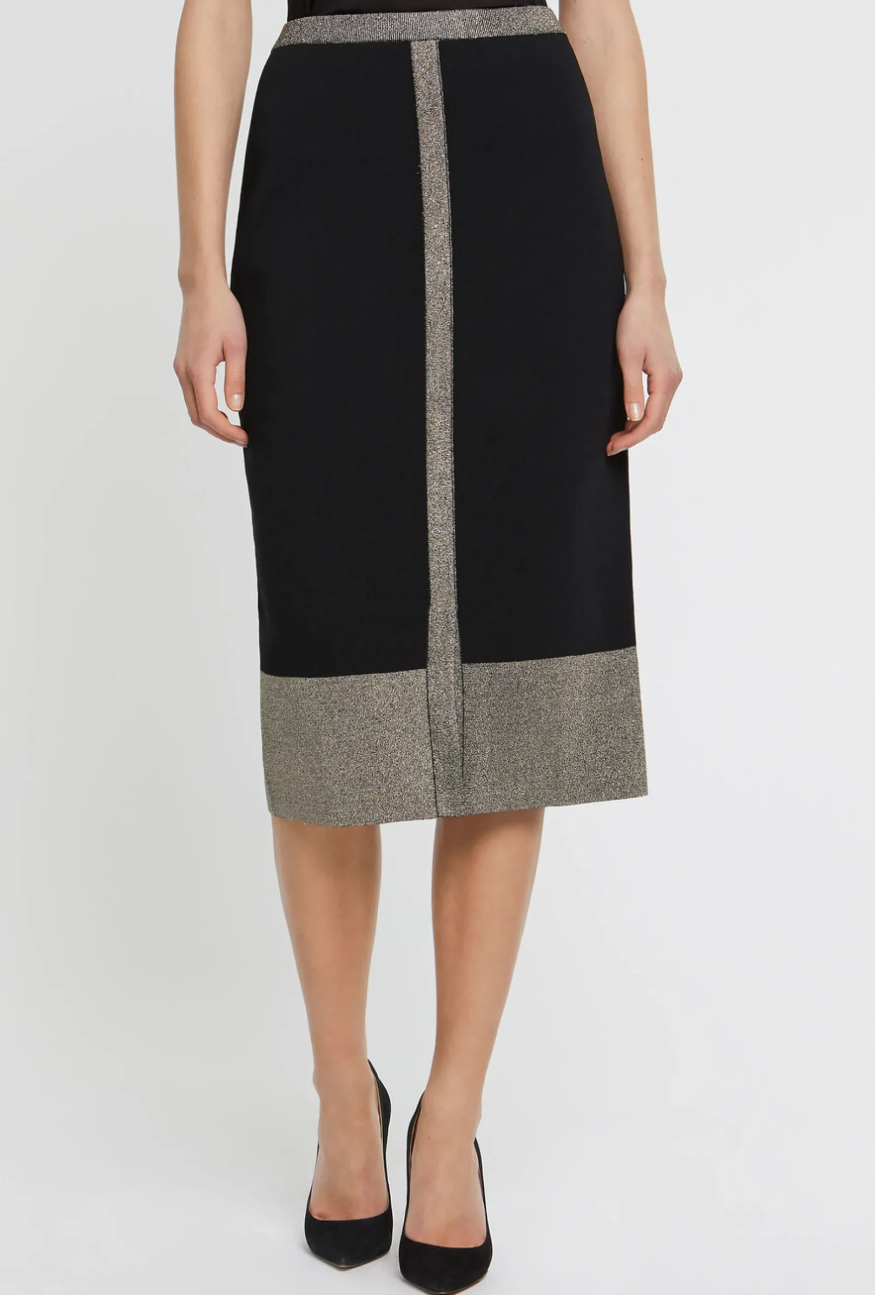 Paule Ka Jupe Crayon En Maille Milano Et Lurex<Femme Jupes