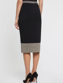 Paule Ka Jupe Crayon En Maille Milano Et Lurex<Femme Jupes