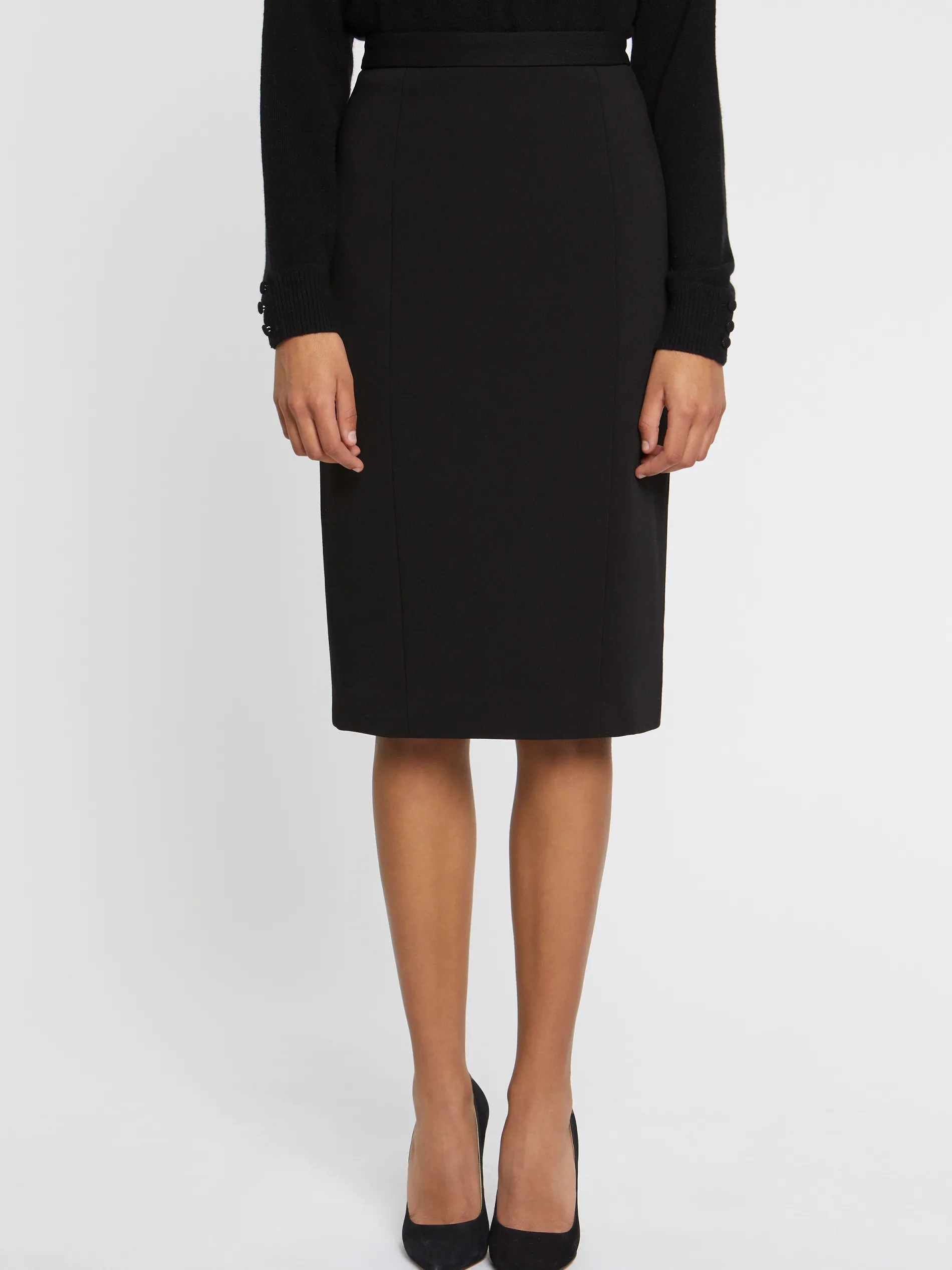 Paule Ka Jupe Crayon Longueur Midi En Maille<Femme Jupes