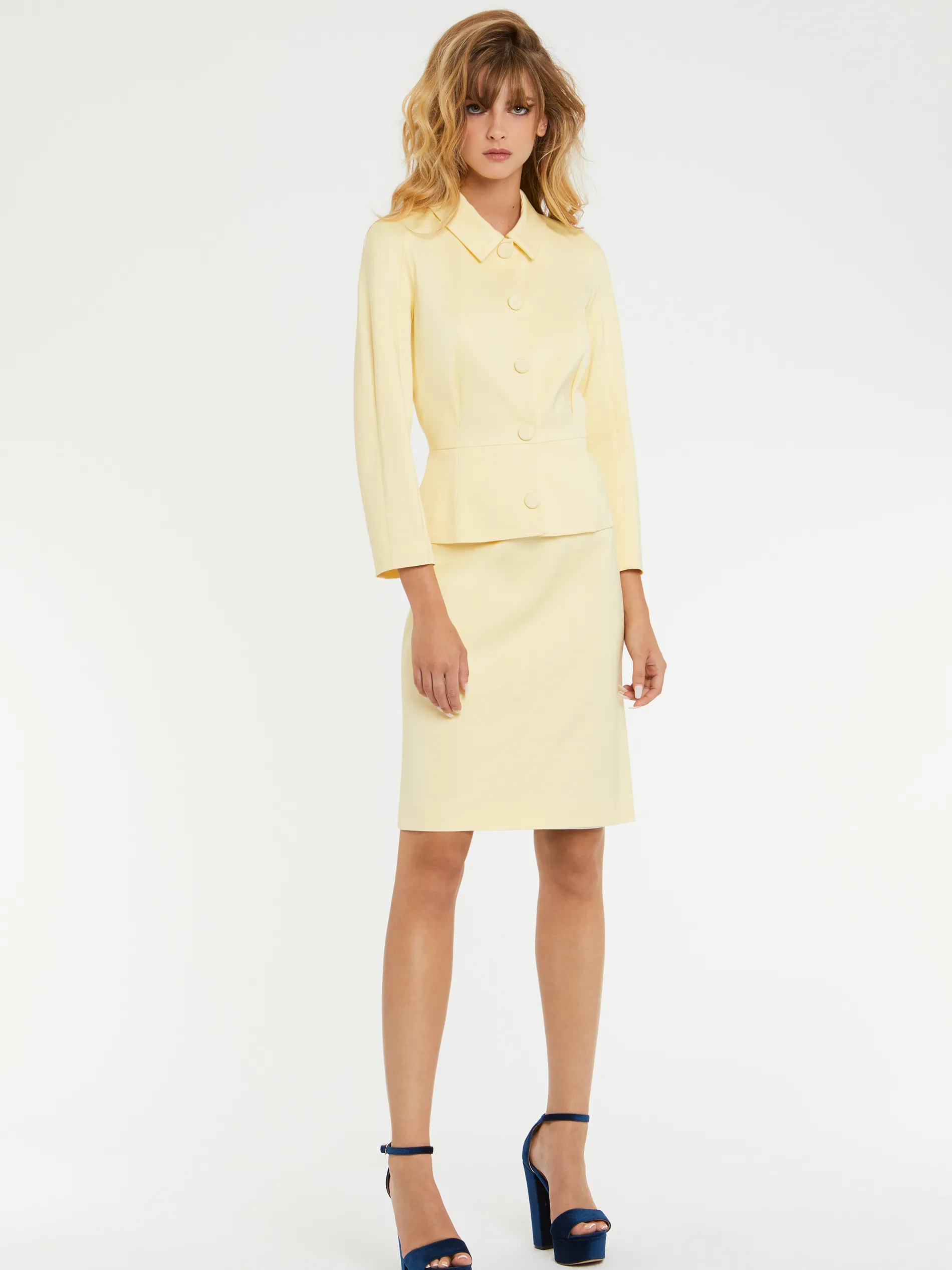 Paule Ka Jupe Droite En Ottoman Stretch<Femme Jupes