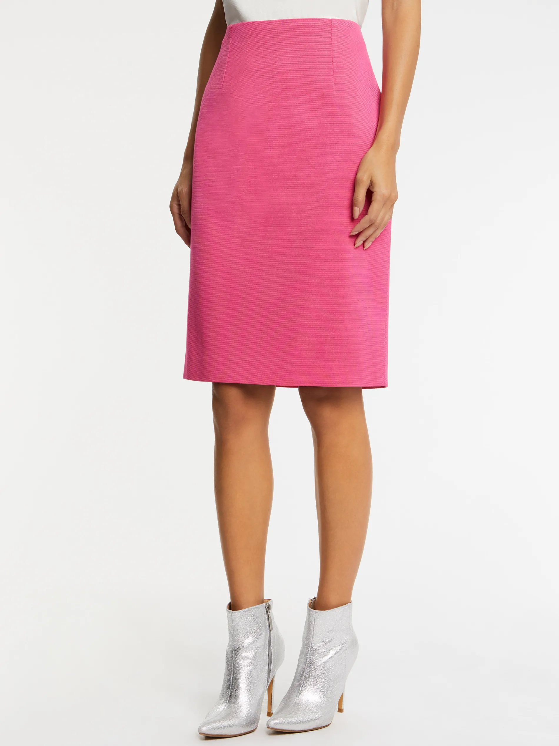 Paule Ka Jupe Droite En Ottoman Stretch<Femme Jupes