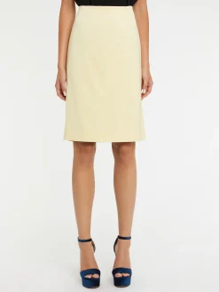 Paule Ka Jupe Droite En Ottoman Stretch<Femme Jupes