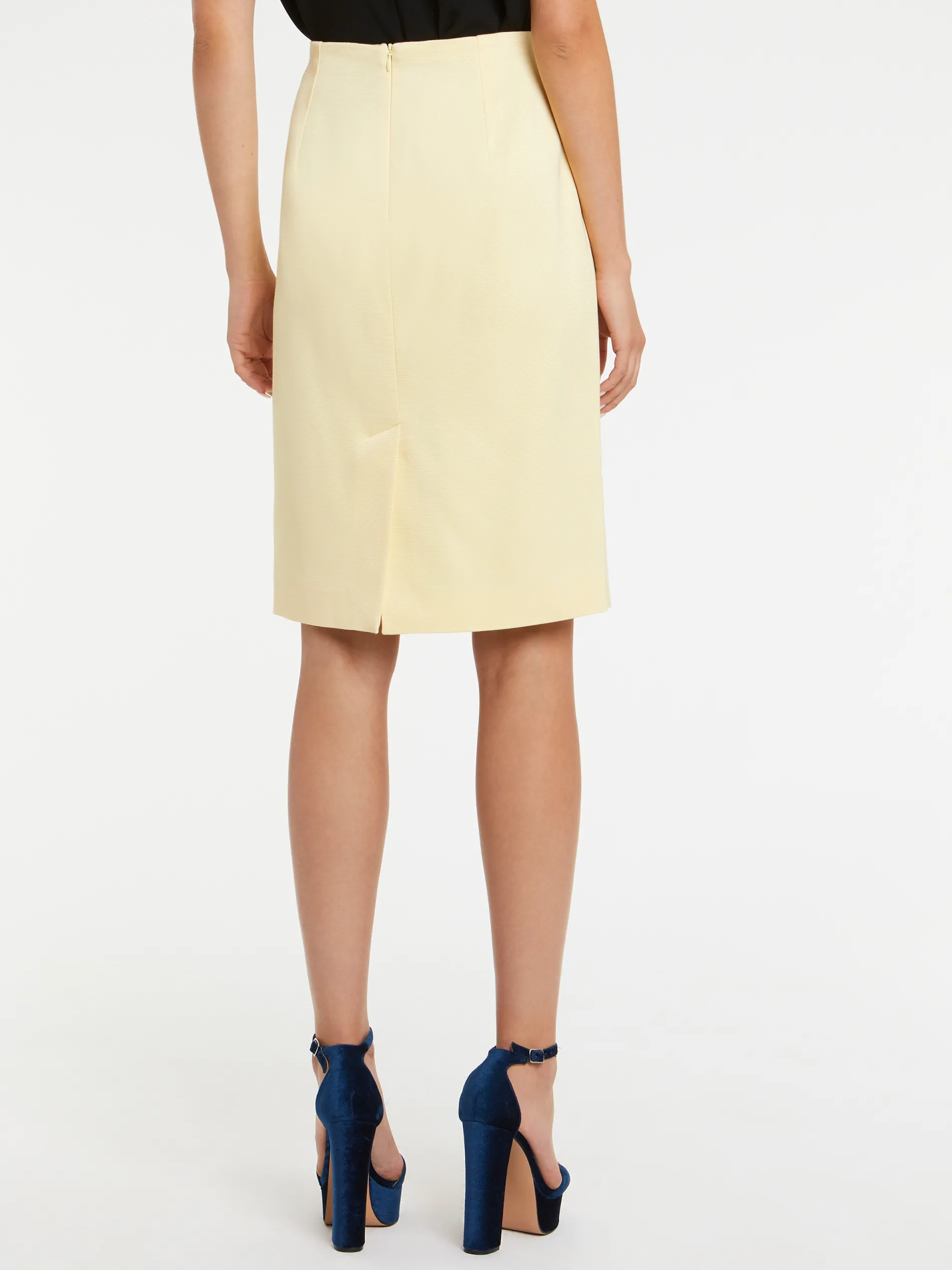 Paule Ka Jupe Droite En Ottoman Stretch<Femme Jupes