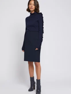 Paule Ka Jupe Droite En Tricotine Stretch<Femme Jupes