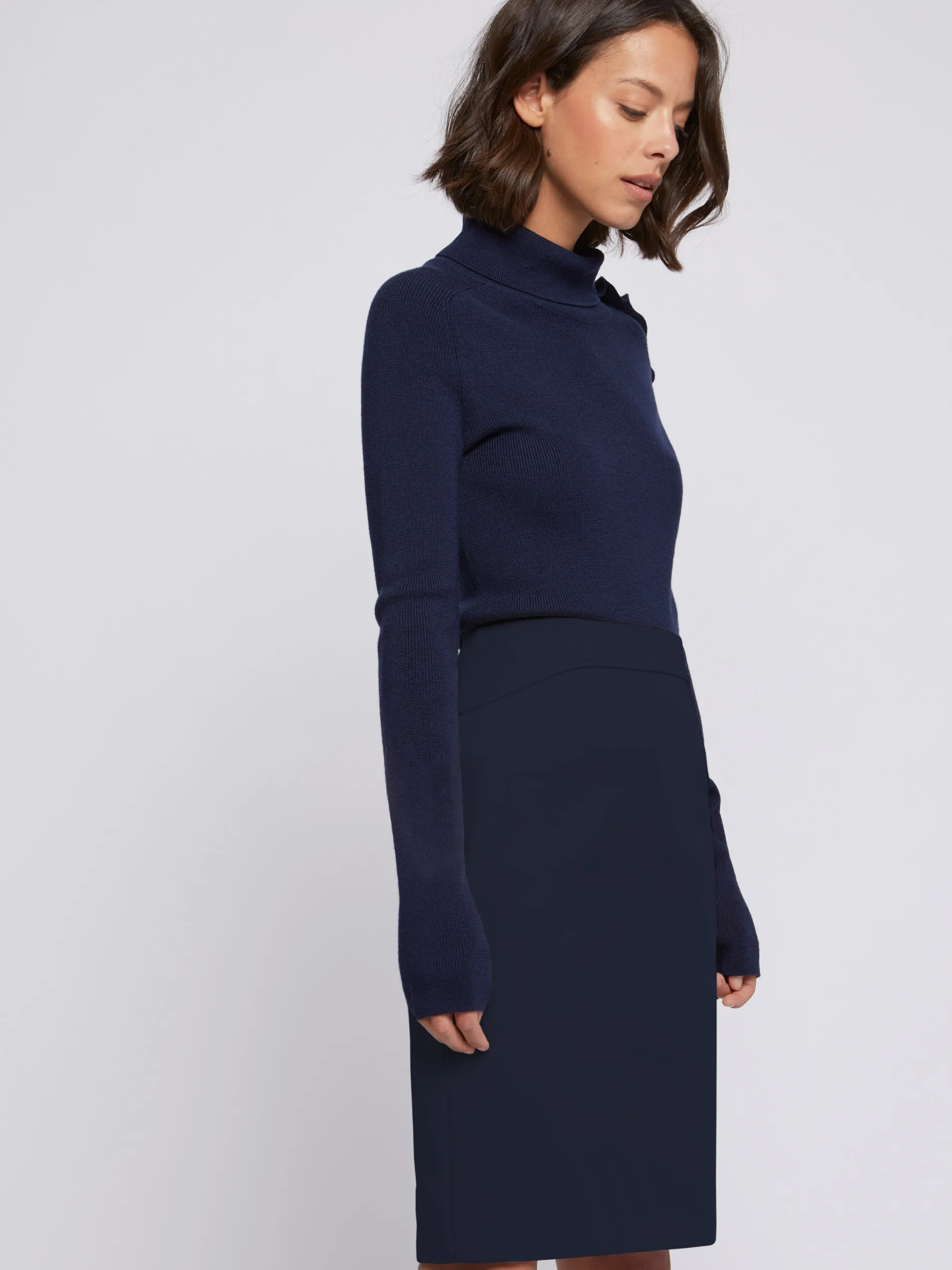 Paule Ka Jupe Droite En Tricotine Stretch<Femme Jupes