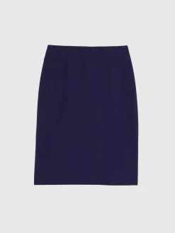 Paule Ka Jupe Droite Mi-Longue En Laine Fine<Femme Jupes