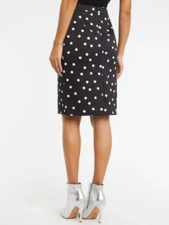 Paule Ka Jupe En Gabardine Imprimee De Pois<Femme Jupes