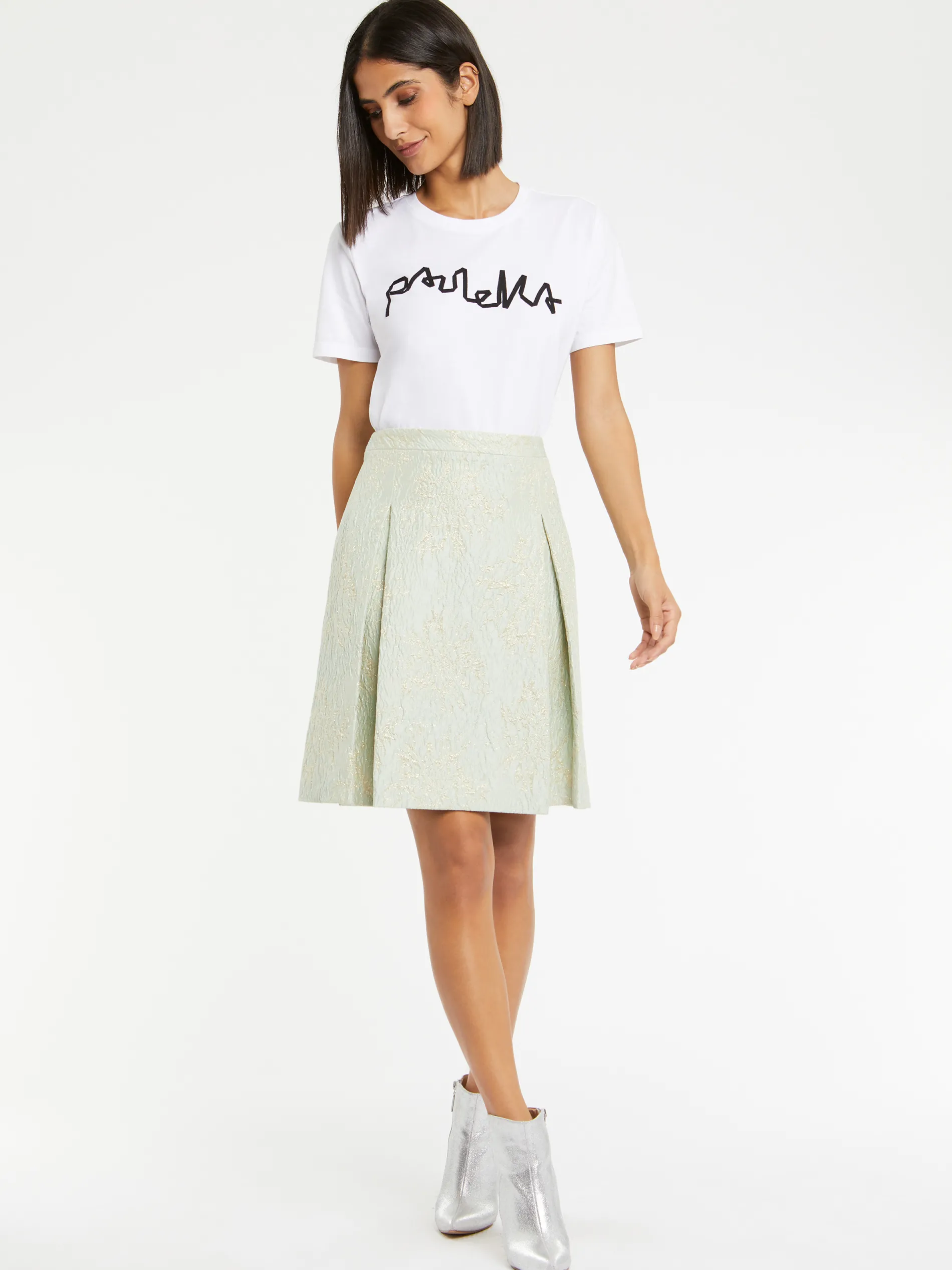 Paule Ka Jupe En Jacquard Reliefe<Femme Jupes