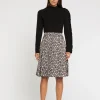 Paule Ka Jupe Imprimee Coups De Pinceau En Viscose<Femme Jupes