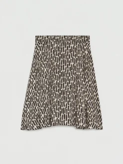 Paule Ka Jupe Imprimee Coups De Pinceau En Viscose<Femme Jupes