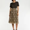 Paule Ka Jupe Midi En Tulle Brode<Femme Jupes