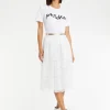 Paule Ka Jupe Midi En Tulle Brode<Femme Jupes