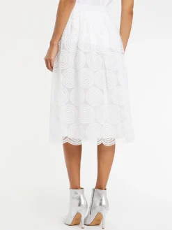 Paule Ka Jupe Midi En Tulle Brode<Femme Jupes