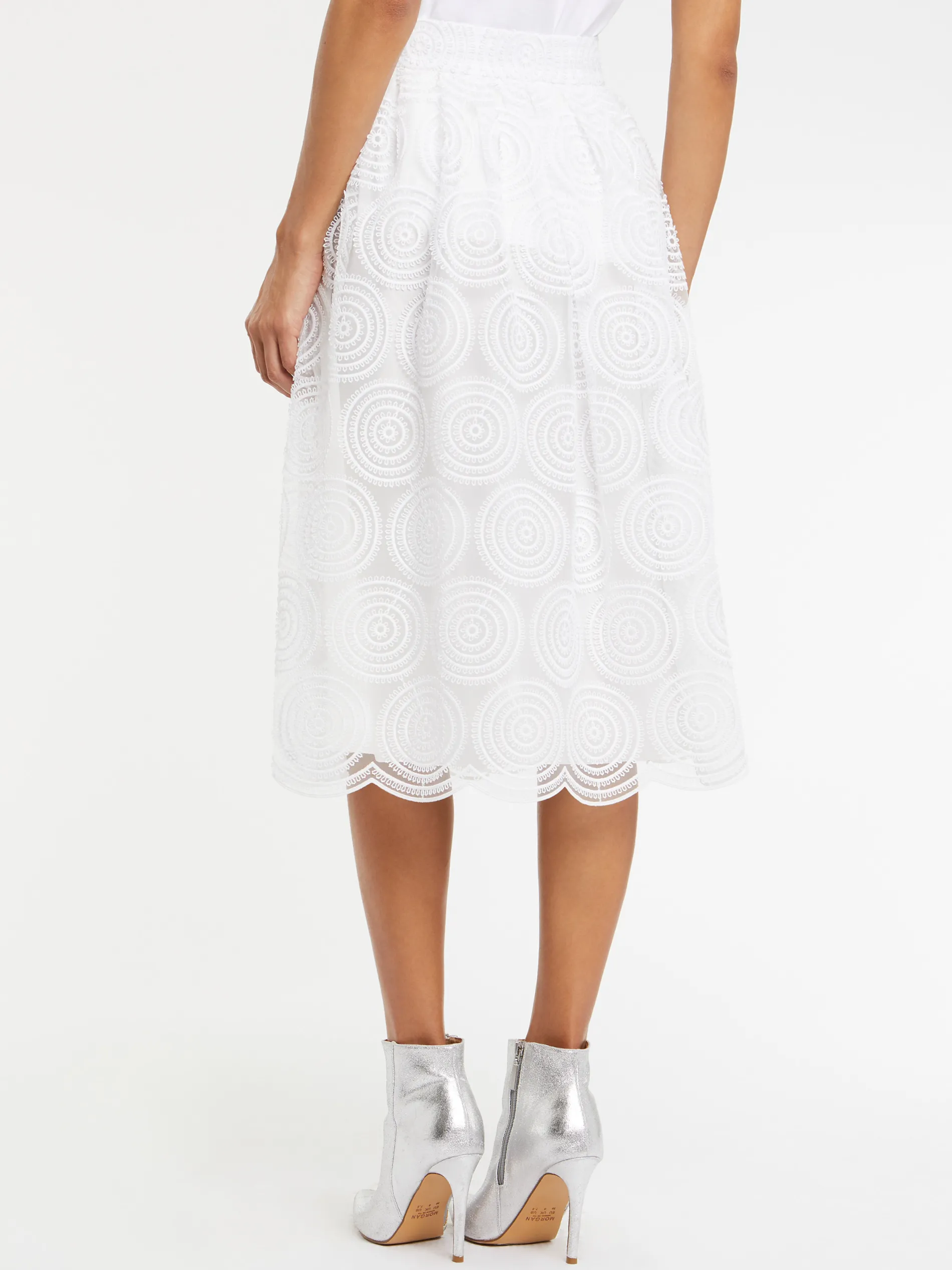 Paule Ka Jupe Midi En Tulle Brode<Femme Jupes