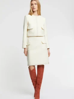 Paule Ka Jupe Trapeze En Laine<Femme Jupes