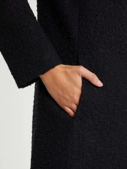 Paule Ka Manteau A Col Claudine En Laine Jacquard<Femme Manteaux