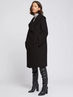 Paule Ka Manteau A Col Xxl En Drap De Laine<Femme Manteaux