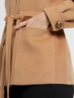 Paule Ka Manteau Court En Laine Et Cachemire<Femme Manteaux